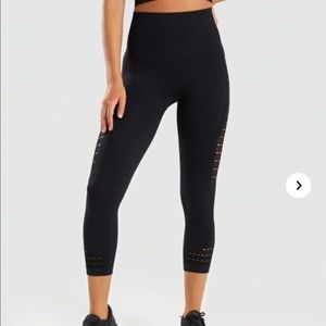 NWT Gymshark Seamless Energy Hi Waist Crop Legging